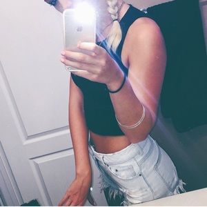 Open back crop top